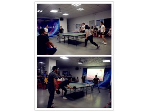 奮力拼搏，一決高下——“乒乓球運動賽”